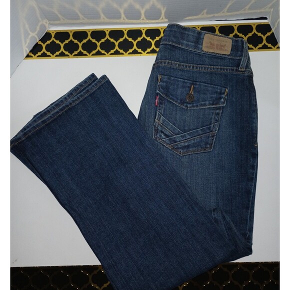 Levi's 525 Perfect Waist Boot cut Jeans Women's size 10 - Picture 2 of 12